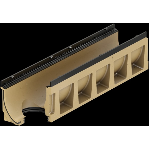 ACO SD150 Rinne Typ 10.0.2 mit Auslauf DN150 mm 1000 mm Guss-thumbnail