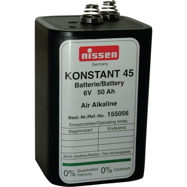 Batterie für Baustellenleuchte NISSEN Konstant 45 Ah, 6 Volt / 4R25-thumbnail