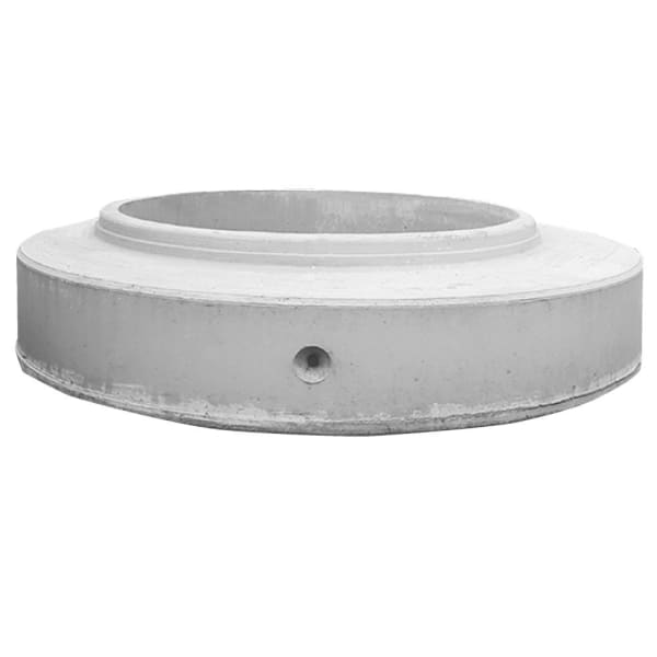 CENTUB Übergangsplatte bewehrt exzentrisch Ø 1250 D 1000 H 250 mm-thumbnail