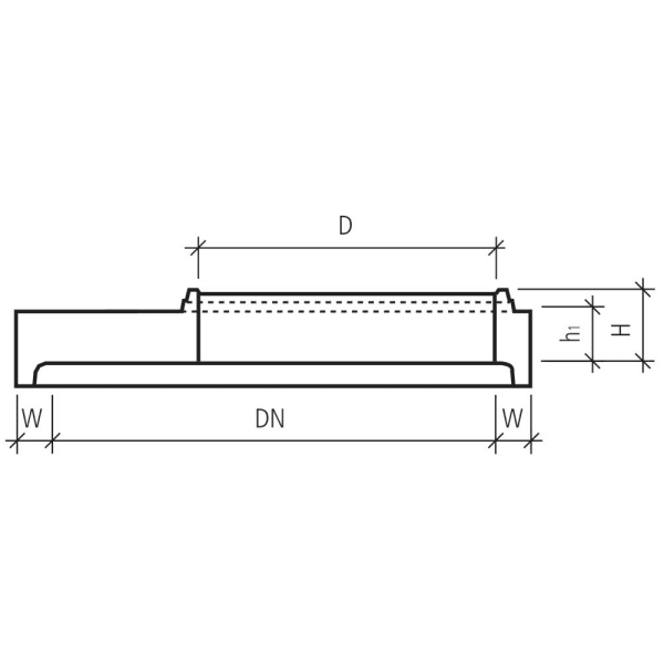 CENTUB Übergangsplatte bewehrt exzentrisch Ø 2000 D 1000 H 250 mm-thumbnail
