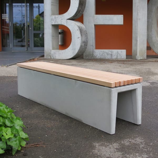 STOCKHORN U-Element Holzauflage mit Lehne 100/40 cm Douglasien-Latten 8 Stk-thumbnail