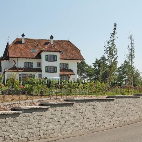 SANTURO Abdeckung Normalplatte Typ 5 schwarz-weiss gestrahlt L 100 B 28 H 5 cm-thumbnail