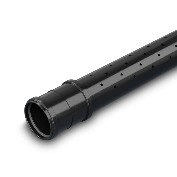 Streng PE100 HSP M-Sickerrohr gelocht Ø 125 mm SDR 26 SN4 6 m-thumbnail