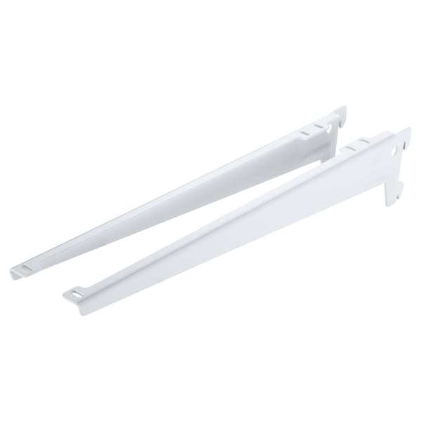 ELEMENT SYSTEM Trägerarm 55 kg 2 Haken weiss 38 cm-thumbnail