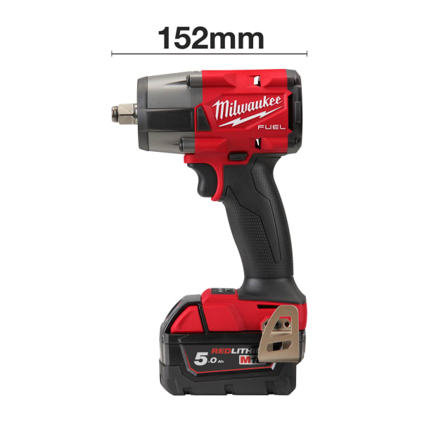 Milwaukee M18 FUEL™ Akku-Schlagschrauber 1/2" Vierkant Sprengring M18FMTIW2F12-5-thumbnail