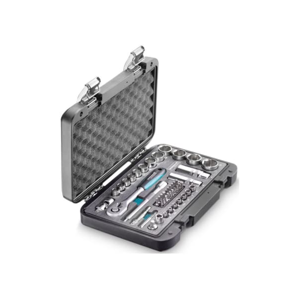 Technocraft Steckschlüssel-Satz SILVERLINE 1/4" + 3/8" 48-tlg.-thumbnail