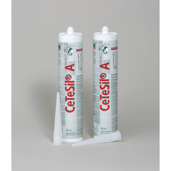 CeTeSil A premium fugenweiss Sanitärsilicon acetatvernetzt EC1 plus 310 ml-thumbnail