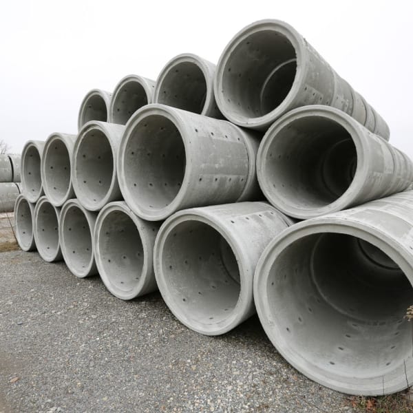 Crea Betonversickerungsrohr unbewehrt gelocht D 100 cm L 50 cm W 10 cm-thumbnail