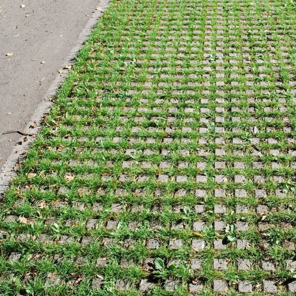 BUGNATO Rasengitterstein grau glatt L 50 cm B 30 cm H 12 cm -thumbnail