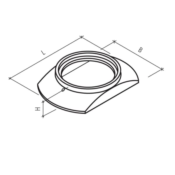 COPAL CUPOLA Basiselement Typ 24.101 bewehrt L 350 B 232 H 60 cm-thumbnail