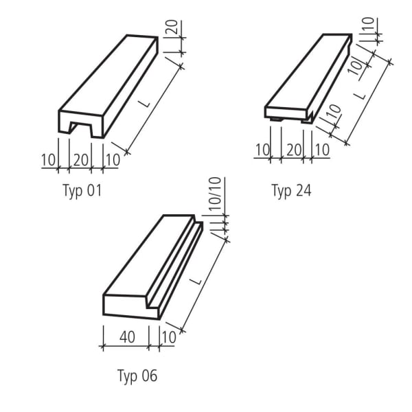 F+F Baumscheibe Abdeckelement L 141-180 cm B 40 cm H 20 cm BK C 250-thumbnail