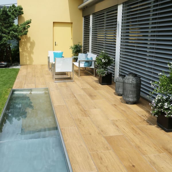 Feinsteinzeug Gehwegplatte EVOKE Sand L 120 cm B 30 cm H 2 cm-thumbnail