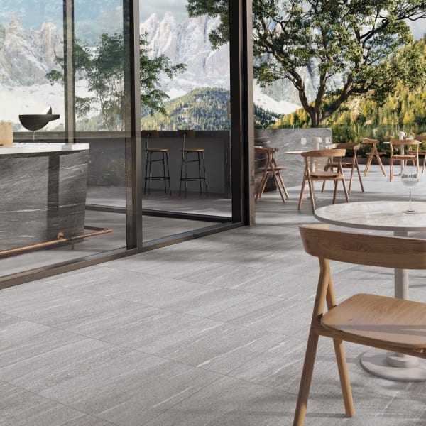 Feinsteinzeug Gehwegplatte GRANITO GREY L 60 cm B 60 cm H 2 cm-thumbnail