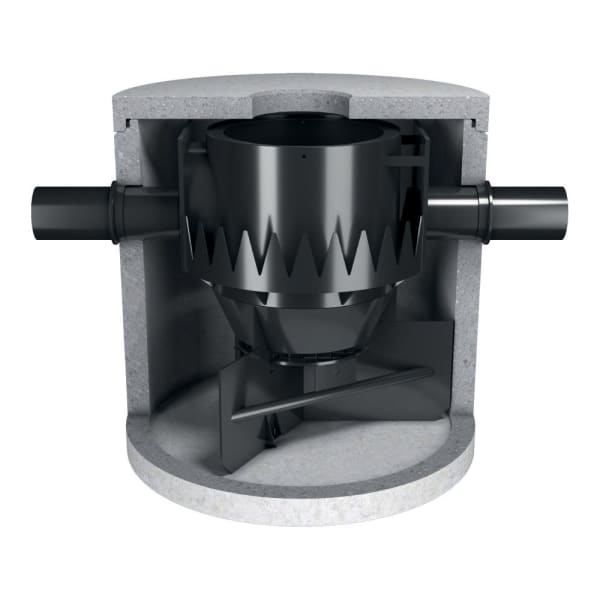 friwa-sed 3P HydroShark 800 Sedimentationsanlage NW 150 Ø 800 H 2330 W 120-thumbnail