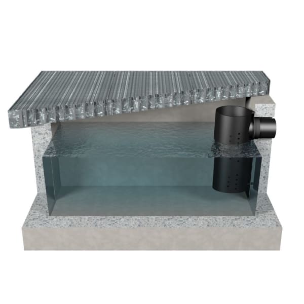 friwa-sep Schlammgrube SG Typ 2 rechteckig L 2800 mm B 1200 H 1200 mm NW 150 -thumbnail