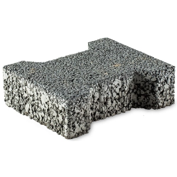 H Sickerstein Anfangsstein anthrazit fein gefast L 20 cm B 14 cm H 8 cm -thumbnail