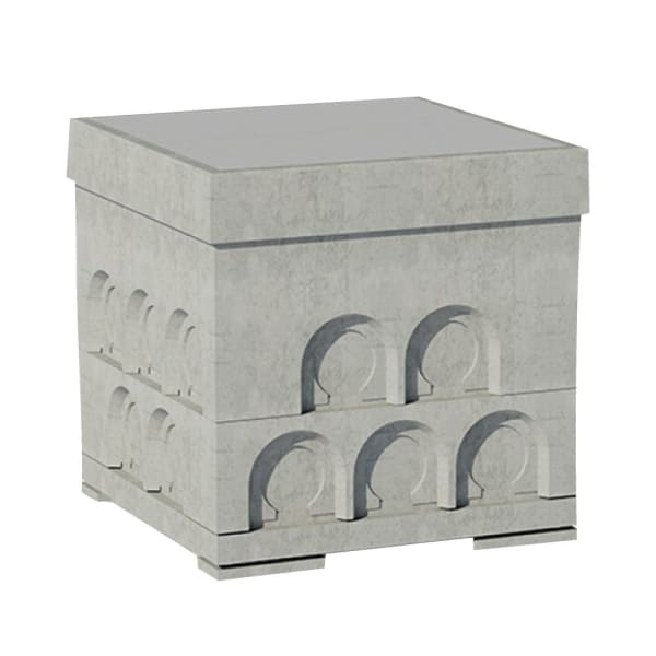 Deckelwanne Bausteine befahrbar B125 L 60 cm B 60 cm H 9 cm -thumbnail