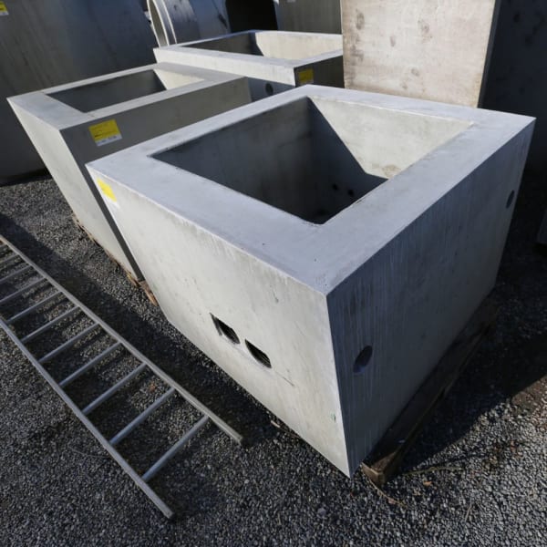 Kabelschacht Typ MM bewehrt exkl. Boden und Deckel L 200 B 155 H 105 W 20 cm-thumbnail