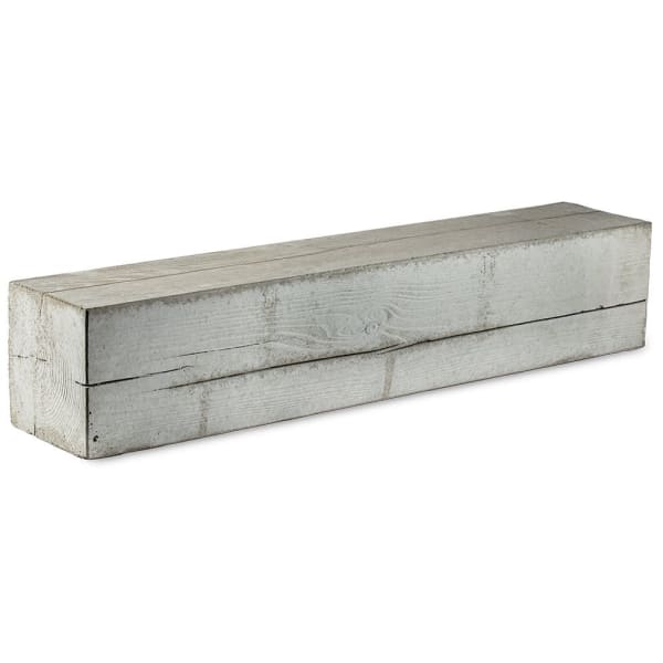 LENIA Palisade mit Holzstruktur naturgrau strukturiert L 18 cm B 18 cm H 89 cm-thumbnail