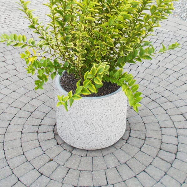 RESIDENZA Pflanzentrog rund gestrahlt OD 80 cm H 50 cm W 4 cm R 40 cm -thumbnail