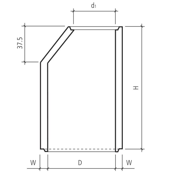 RIKO Schachtring mit Konus exzentrisch D 100 cm d1 60 cm H 100 cm W 12 cm -thumbnail