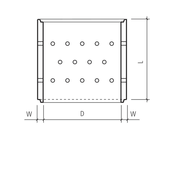 Crea Betonversickerungsrohr unbewehrt gelocht D 60 cm L 100 cm W 6.5 cm -thumbnail