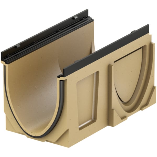 ACO SD200 Rinne Typ 0.1 mit seitlichen Vorformungen 500 mm Guss-thumbnail