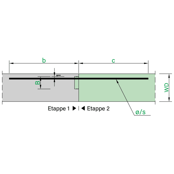 Baumat Bewehrungsbox Pos 82 125 cm (Comax N82)-thumbnail