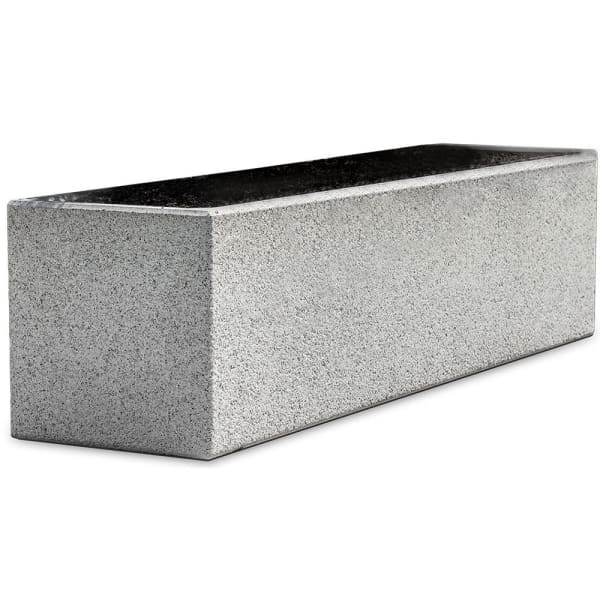 RESIDENZA Pflanzentrog ALPINA edelweiss gestrahlt L 60 B 60 H 60 W 5 cm -thumbnail