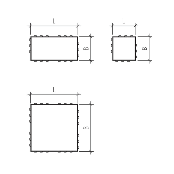 CARENA Sickerstein fino schwarz haufwerksporig gefast L 25 cm B 12.5 cm H 8 cm-thumbnail