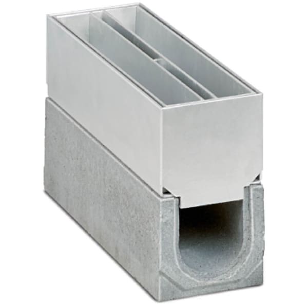 BIRCOplus Spülkastenaufsatz NW 100 Typ 4 mm verzinkt asym. L 500 B 160 H 144 mm-thumbnail