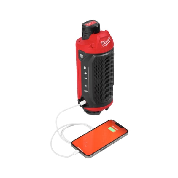 Milwaukee M12 Akku-Baustellenlautsprecher M12SPEJSG2-0-thumbnail