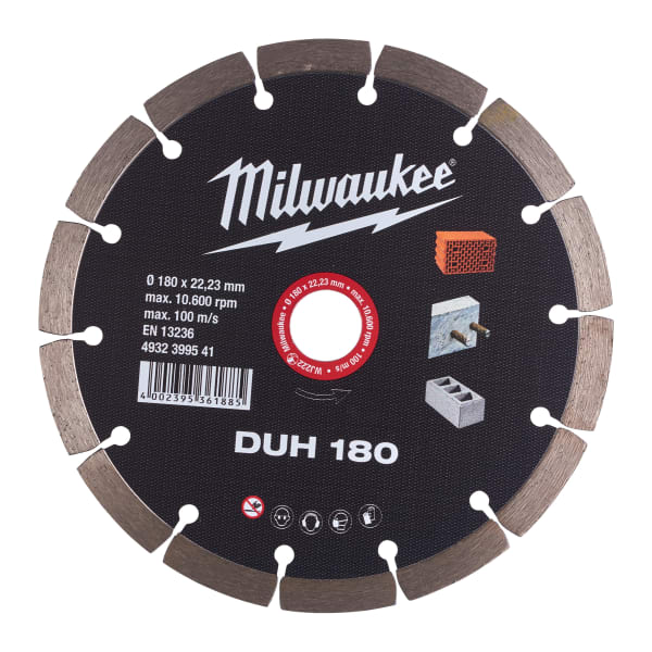 Milwaukee Diamanttrennscheibe DUH 180 mm für harte Materialien-thumbnail