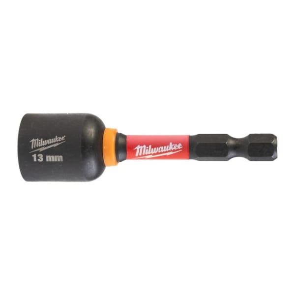 Milwaukee SHOCKWAVE Steckschlüssel 1/4" 13 x 65 mm M8 magnetisch-thumbnail