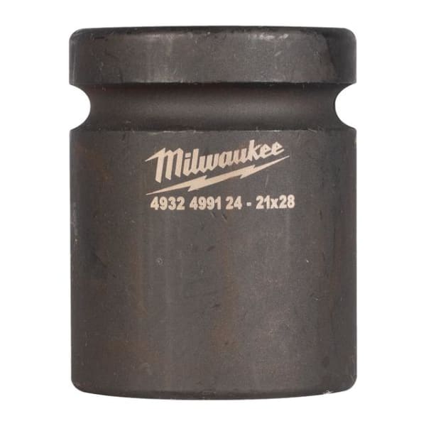 Milwaukee SHOCKWAVE Schlagnuss 1" 4-Kt. kurz 21 x 28 mm-thumbnail