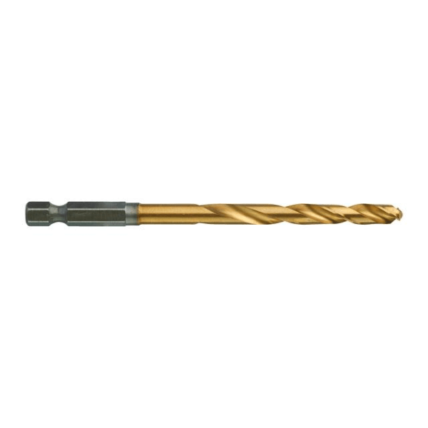 Milwaukee SHOCKWAVE Metallbohrer HSS-G RED HEX Titan 1/4" 10er Pack 6,0 x 105 mm-thumbnail