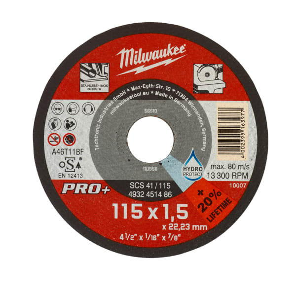 Milwaukee Metalltrennscheibe PRO+ INOX 115 mm SCS41 1,5 mm-thumbnail