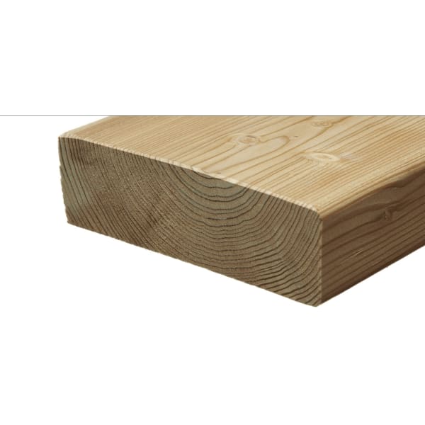 Terrassendielen Lärche glatt gehobelt, 42x140 mm Länge 500 cm-thumbnail