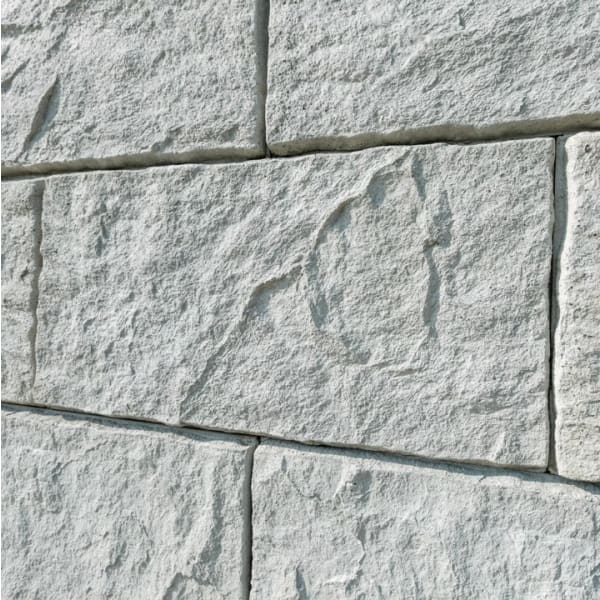 FELSMAUER Böschungselement Mitteleckstein 1/2 grau L 49 B 49 H 50 cm-thumbnail