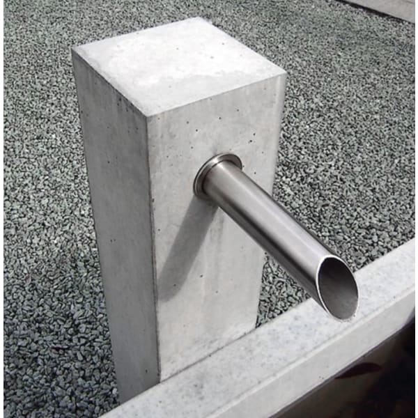 INTERMEZZO Brunnenstock Junior grau inkl. Brunnenrohr rund L 16 B 16 H 95-thumbnail