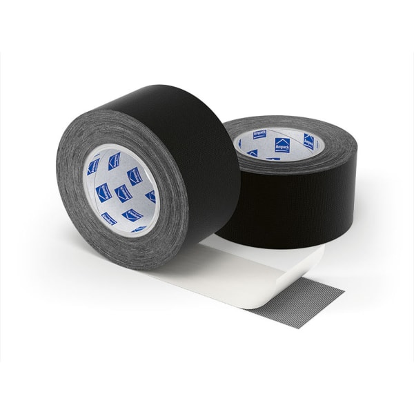Ampacoll A Tape black Acrylklebeband winddicht 75 mm Rolle à 25 m-thumbnail