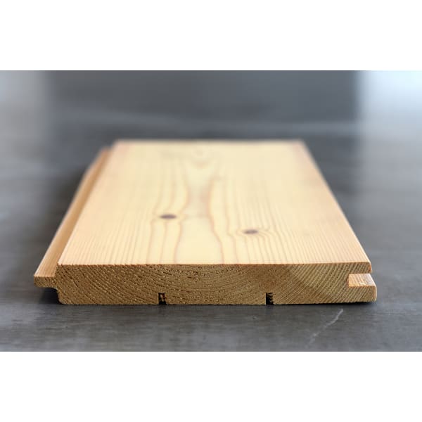 No/Fi 18 x 135 mm Steilfas N1 farblos lackiert 5.1 m BM-Natur B-thumbnail