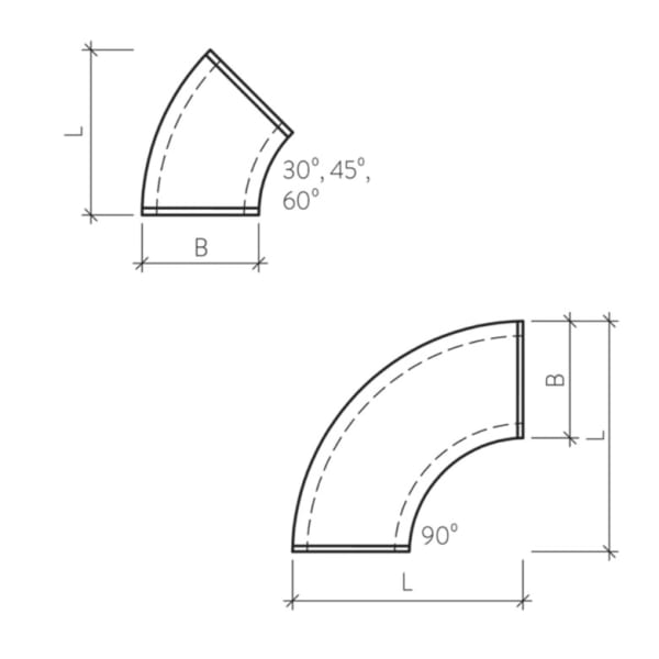 STOCKHORN U-Element GRAU Eckelement grau à 90 ° L 100 B 40 H 50 cm-thumbnail
