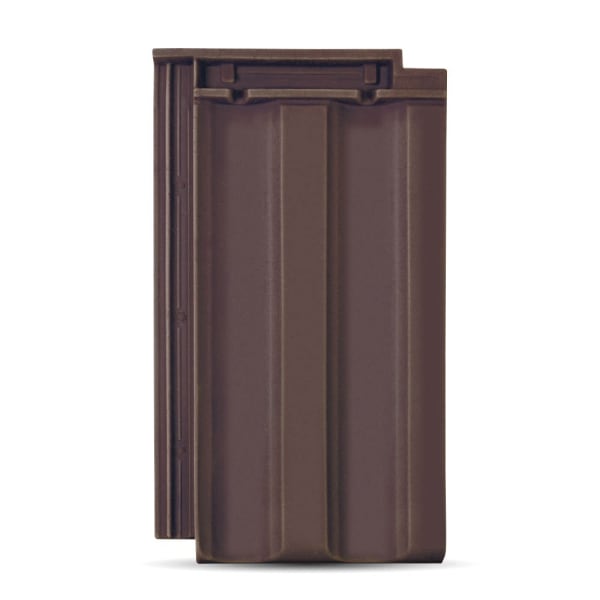 Mulden-Schiebe Ziegel MS95 dunkelbraun (ZR)-thumbnail