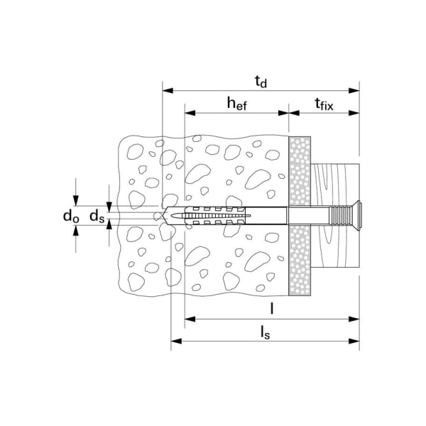 Fischer Nageldübel mit Senkkopf KS Z Stahl N 8 x 100/60 S-thumbnail