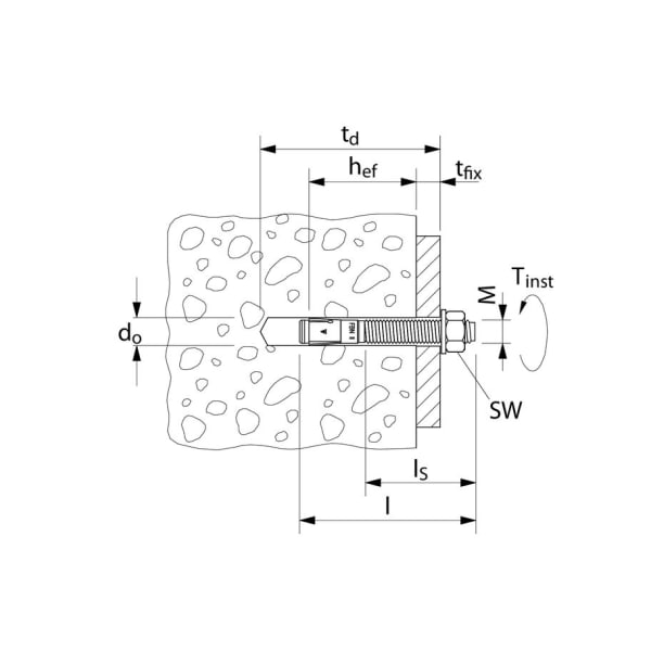 Fischer Bolzenanker Stahl verzinkt FBN II 8/50 Länge 111 mm-thumbnail