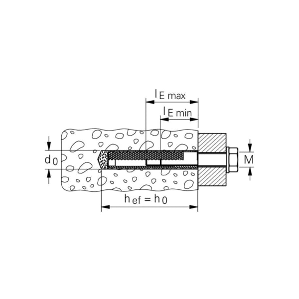 Fischer Injections-Innengewinde-Anker St FIS E M6 11 x 85 mm-thumbnail