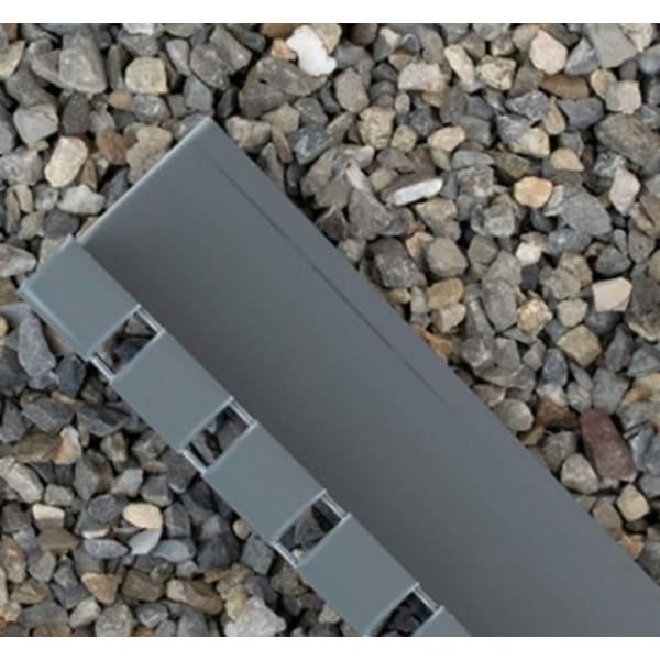 disto Distanzprofil Fassadenanschluss verkehrsgrau Höhe 77 mm Fugenbreite 12 mm-thumbnail