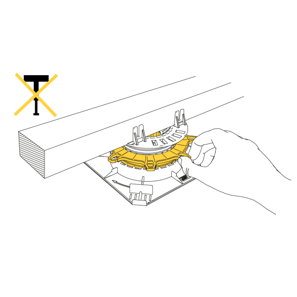 Terra Level TL15 Stelzlager L-Aufnahme selbstnivellierend 30 - 60 mm-thumbnail