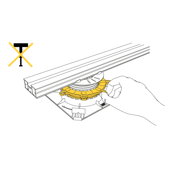 Terra Level TL18 Stelzlager Alu-Klip selbstnivellierend 60 - 150 mm-thumbnail
